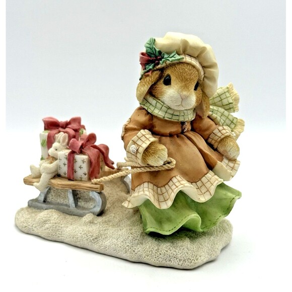 VTG Enesco My Blushing Bunnies "The Gift Of Friendship Is Never Far Behind" 1996 - Picture 1 of 10